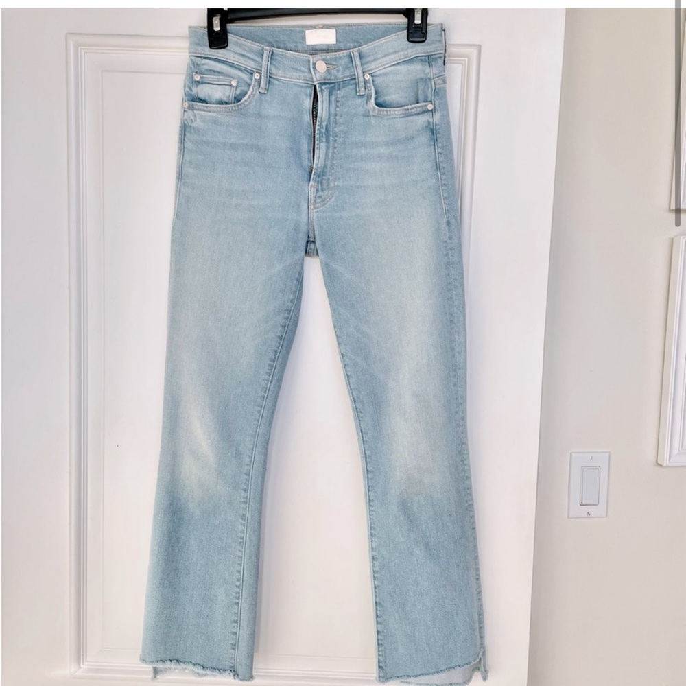 Mother Insider Crop Step Fray